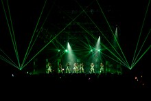 東京パフォーマンスドール 「東京パフォーマンスドール ZEPP TOUR 2014秋 ～DANCE SUMMIT”1×0”ver2.0～」大阪・Zepp Namba公演の様子。