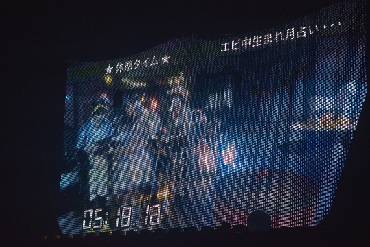 休憩タイムの映像。