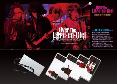 「Over The L'Arc-en-Ciel」豪華仕様前売鑑賞券デザイン (c)2014 MAVERICK DC