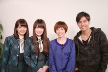 左から深川麻衣、高山一実、住岡梨奈、K。