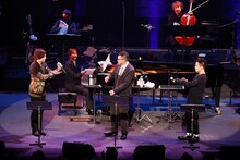 左から三浦大知、槇原敬之、清水翔太。