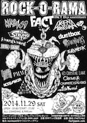 「FACT 15th Anniversary 『Rock-O-Rama』」フライヤー