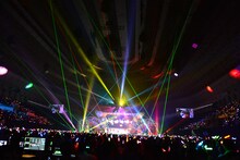 私立恵比寿中学 東西大学芸会2014「エビ中のおもちゃビッグガレージ」神戸ワールド記念ホール公演の様子。