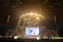 私立恵比寿中学 東西大学芸会2014「エビ中のおもちゃビッグガレージ」神戸ワールド記念ホール公演の様子。