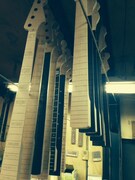 フリーダム カスタムギターリサーチの工房内の様子。