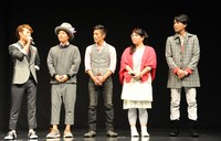 映画「想いのこし」の完成披露イベントに登壇したHY。