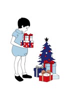 ジャケット写真に描かれたイラストレーション。