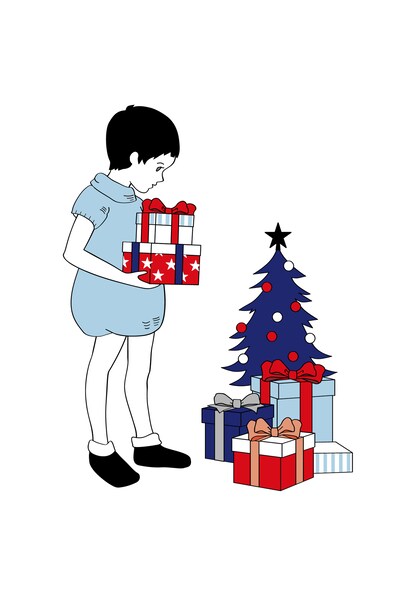 ジャケット写真に描かれたイラストレーション。