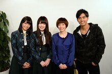 左から深川麻衣、高山一実、住岡梨奈、K。