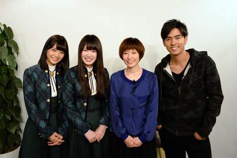 左から深川麻衣、高山一実、住岡梨奈、K。