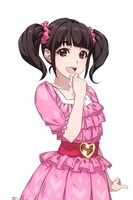 「ハロプロタップライブ」より、福永桃子（Berryz工房）のイラスト。