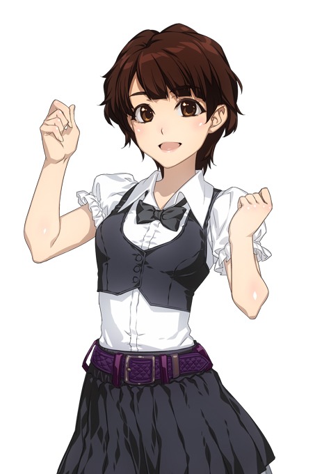 「ハロプロタップライブ」より、徳永千奈美（Berryz工房）のイラスト。