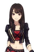 「ハロプロタップライブ」より、矢島舞美（℃-ute）のイラスト。