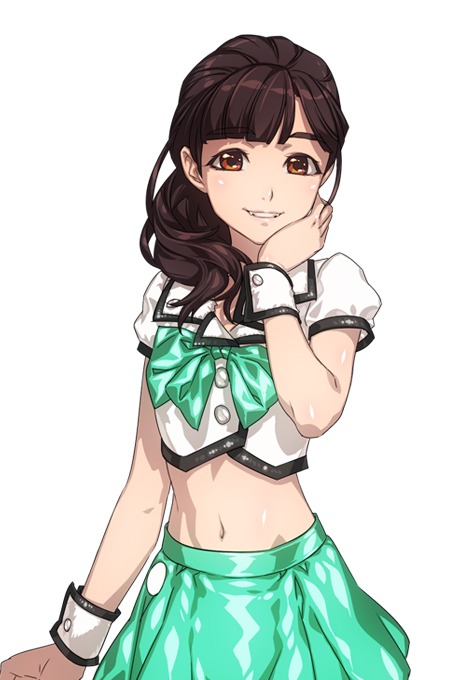 「ハロプロタップライブ」より、田村芽実（スマイレージ）のイラスト。
