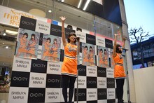 バニラビーンズ「有頂天ガール」リリースイベントの様子。