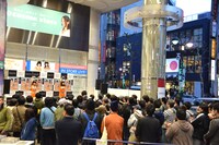 バニラビーンズ「有頂天ガール」リリースイベントの様子。