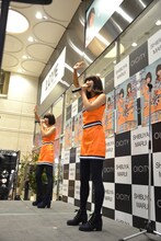 バニラビーンズ「有頂天ガール」リリースイベントの様子。