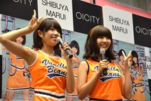 バニラビーンズ「有頂天ガール」リリースイベントの様子。