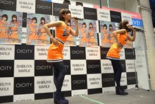 バニラビーンズ「有頂天ガール」リリースイベントの様子。