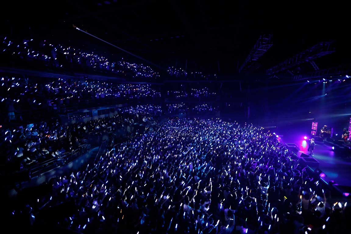 藍井エイル「Eir Aoi Special Live2014～IGNAITE CONNECTION～」東京・TOKYO DOME CITY HALL公演の様子。