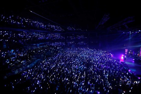 藍井エイル「Eir Aoi Special Live2014～IGNAITE CONNECTION～」東京・TOKYO DOME CITY HALL公演の様子。