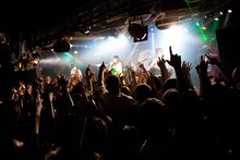 パスピエ「パスピエ TOUR 2014 "幕の外ISM"」下北沢GARAGE公演の様子。