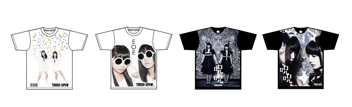 Escalator or Elevator、じゅじゅ「0321 MONSTERS co.」Tシャツデザイン。