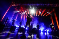 在日ファンク「『笑うな』発売記念ツアー」東京・EX THEATER ROPPONGI公演の様子。（Photo by AZUSA TAKADA）