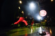 在日ファンク「『笑うな』発売記念ツアー」東京・EX THEATER ROPPONGI公演の様子。(Photo by AZUSA TAKADA)