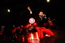 在日ファンク「『笑うな』発売記念ツアー」東京・EX THEATER ROPPONGI公演の様子。（Photo by AZUSA TAKADA）