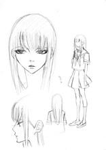 中村明日美子による設定画。