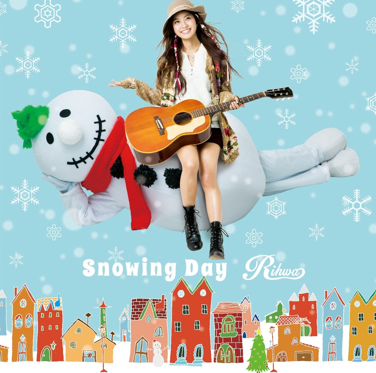 Rihwa「Snowing Day」初回限定盤ジャケット