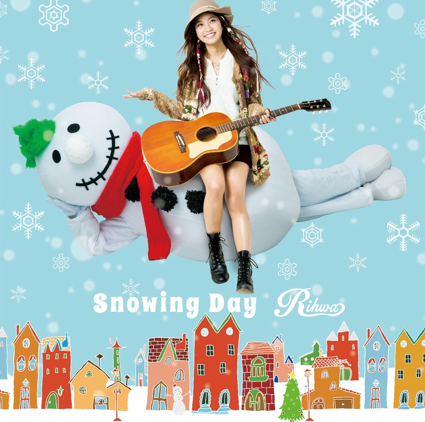 Rihwa「Snowing Day」初回限定盤ジャケット