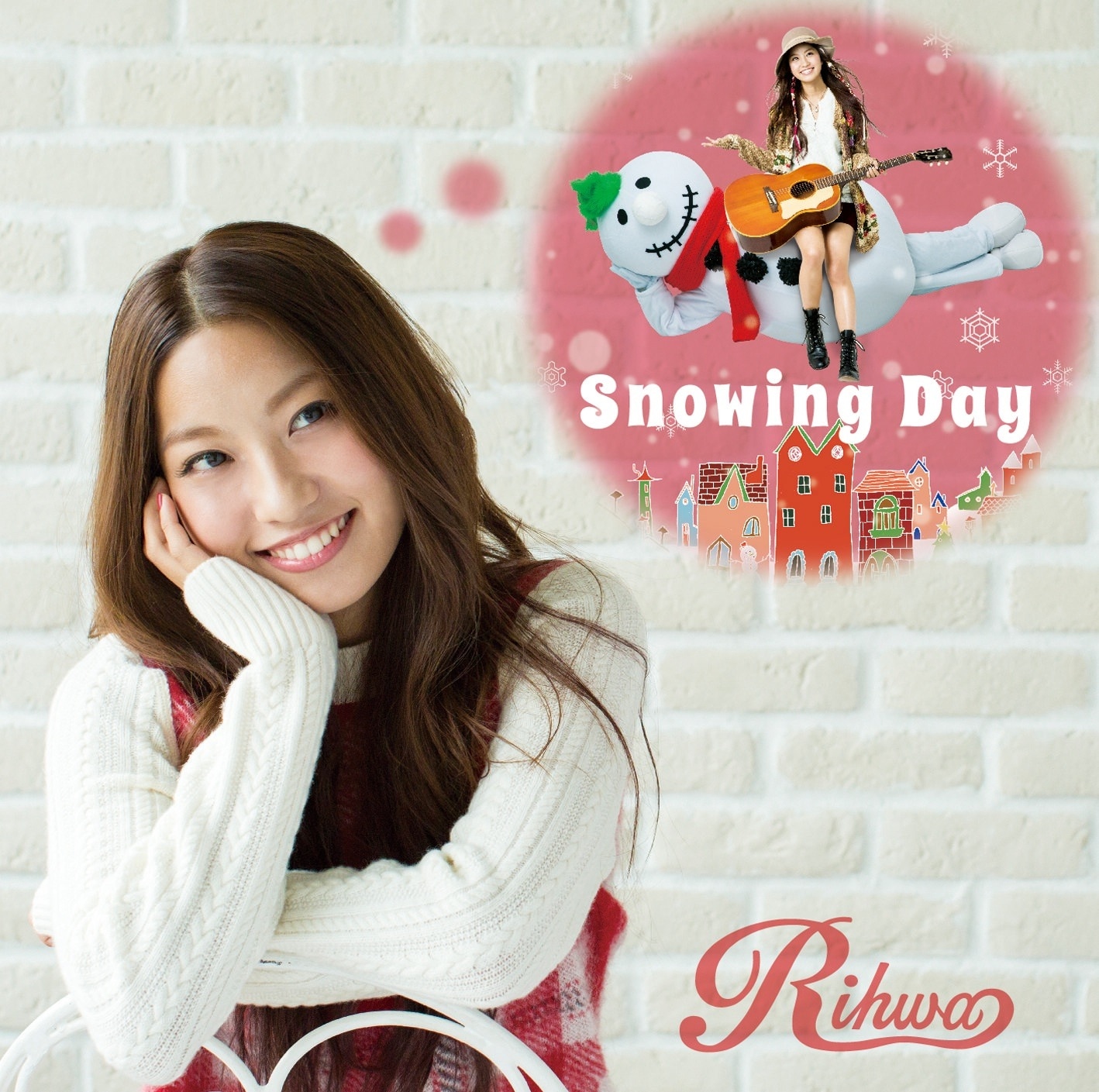 Rihwa「Snowing Day」通常盤ジャケット