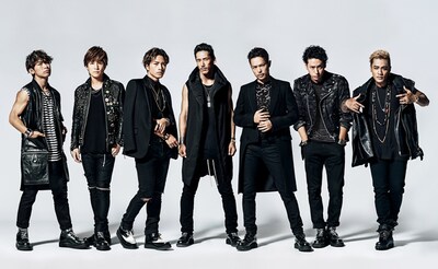 三代目 J Soul Brothers。左から2番目が岩田剛典、左端がNAOTO。