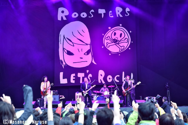 「FUJI ROCK FESTIVAL'14」でのTHE ROOSTERS。