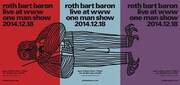 「ROTH BART BARON LIVE AT WWW ONE MAN SHOW 2014」フライヤー