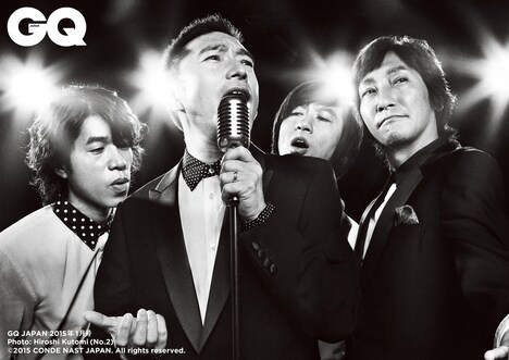 ウルフルズのポートレイト。『GQ JAPAN』2015年1月号 PHOTO:Hiroshi Kutomi(No.2)(c)2015 CONDE NAST JAPAN. All rights reserved.