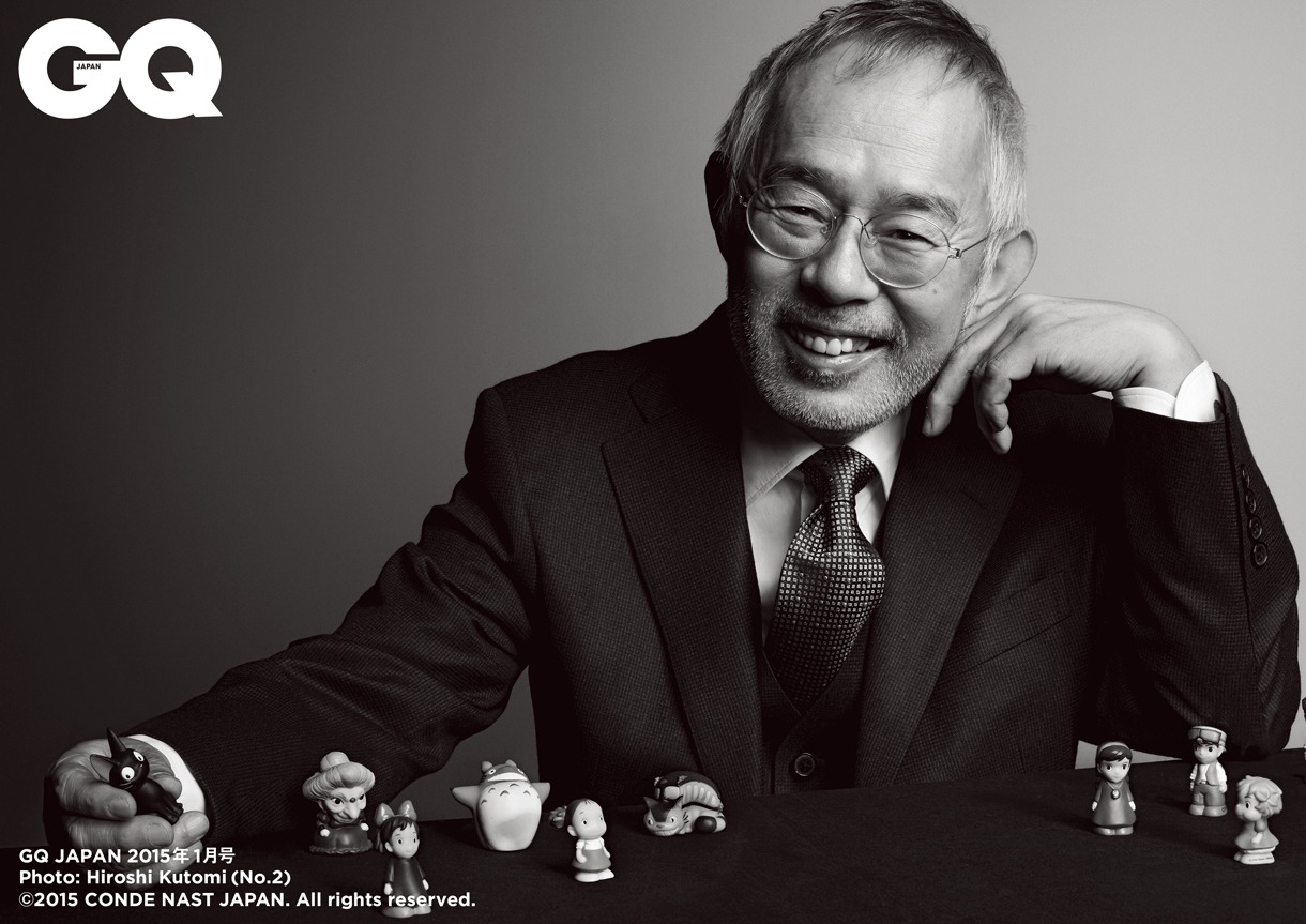 鈴木敏夫のポートレイト。『GQ JAPAN』2015年1月号 PHOTO：Hiroshi Kutomi（No.2）(c)2015 CONDE NAST JAPAN. All rights reserved.