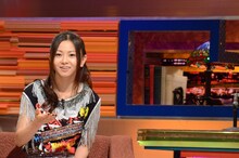 トークコーナーでの倉木麻衣。(c)日本テレビ