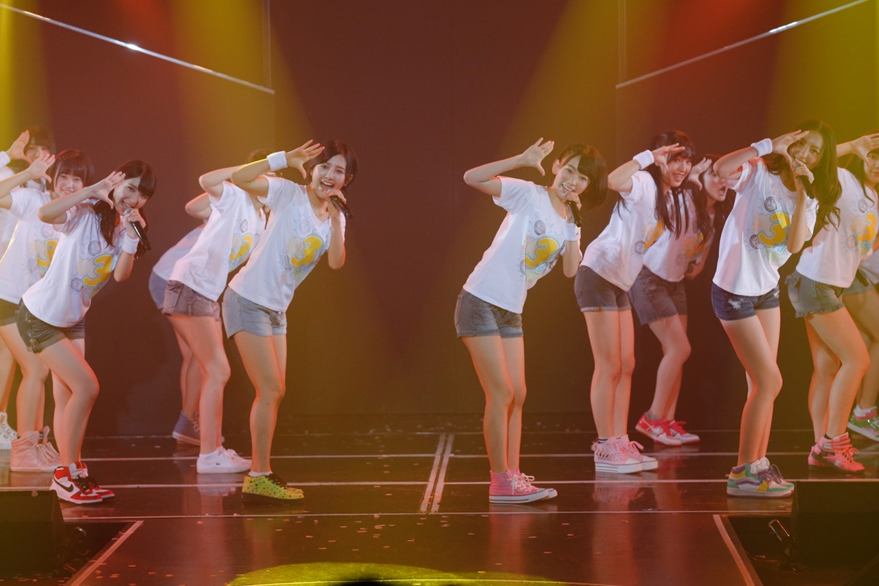 HKT48「HKT48劇場 3周年記念特別公演」の様子。(c)AKS