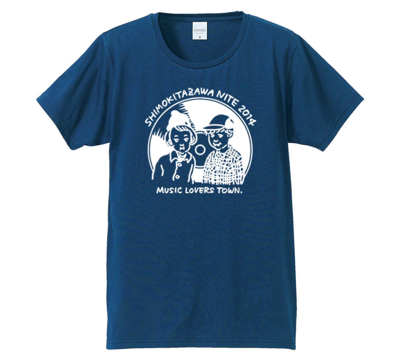 「THEラブ人間決起集会『下北沢にて'14』」オフィシャルTシャツのデザイン。