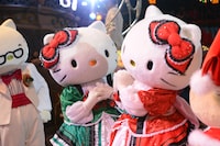 サンリオピューロランドのパレード「ARIGATO EVERYONE!」の様子。(c) 2014 SANRIO CO.,LTD.