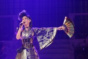 茅原実里「animeloLIVE! Presents Minori Chihara 10th Anniversary Live～SANCTUARY～ supported by JOYSOUND」の様子。