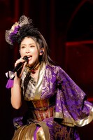茅原実里「animeloLIVE! Presents Minori Chihara 10th Anniversary Live～SANCTUARY～ supported by JOYSOUND」の様子。