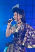 茅原実里「animeloLIVE! Presents Minori Chihara 10th Anniversary Live～SANCTUARY～ supported by JOYSOUND」の様子。