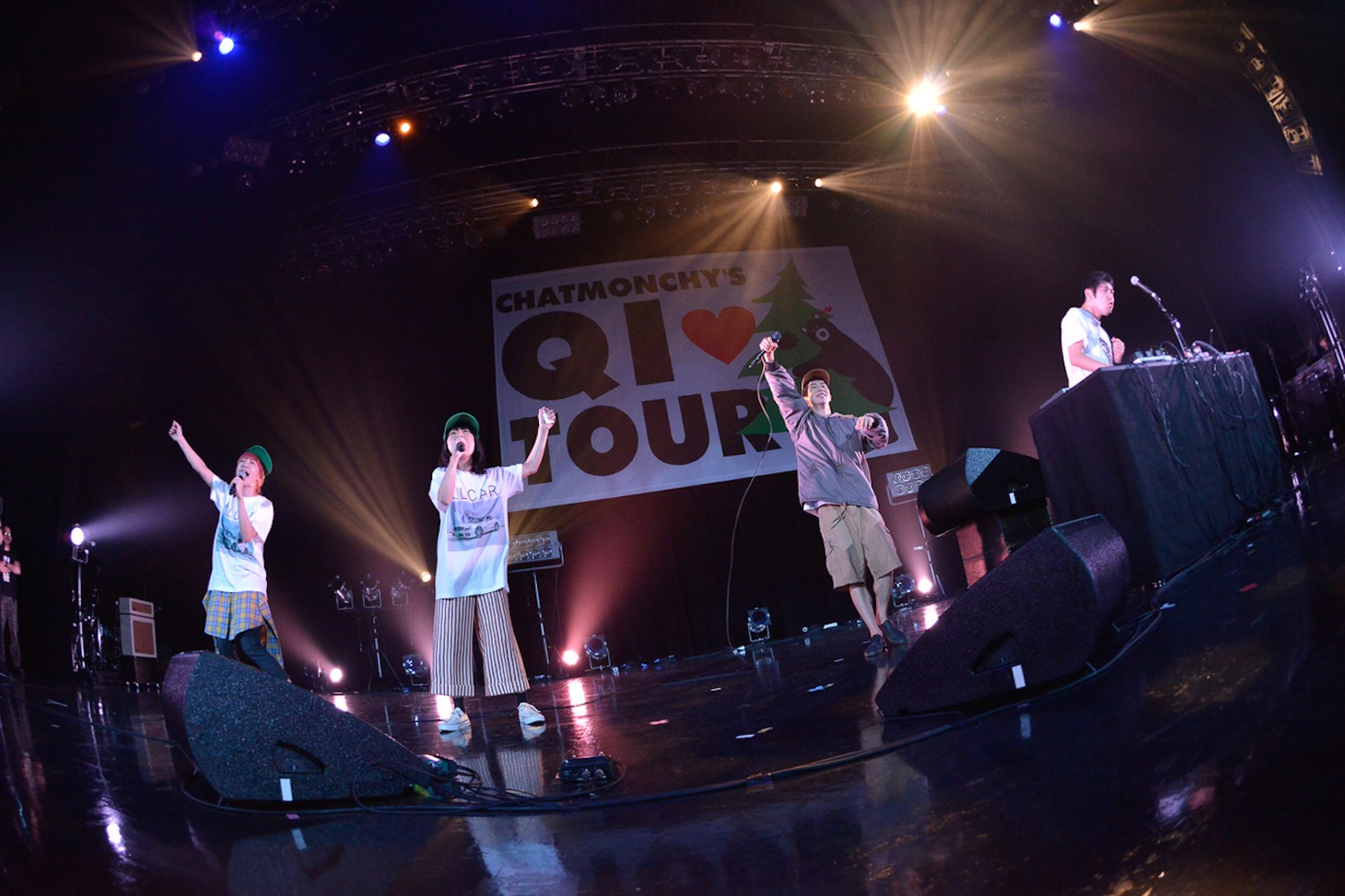 group_inouと“新進気鋭のフィーメールラッパー”。（撮影：古溪一道）