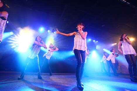 「LinQ Lady Super Live Tour 2014 Urban Night in Fukuoka」の様子。