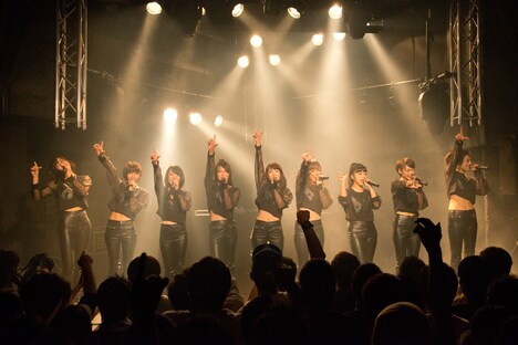 「LinQ Lady Super Live Tour 2014 Club Night in Tokyo」の様子。