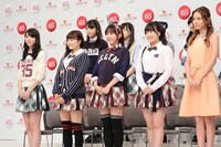「第65回 NHK紅白歌合戦」出場者発表記者会見の様子。